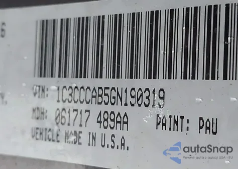 2016 Chrysler 200 Limited Platinum из США, поврежденный, VIN 1C3CCCAB5GN190319